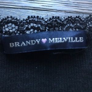 Brandy Melville black bodycon dress